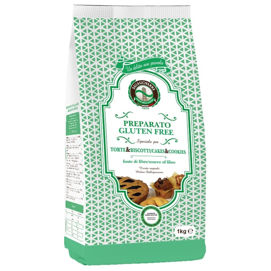 PREPARATO GLUTEN FREE SPECIALE PER TORTE & BISCOTTI 1 KG