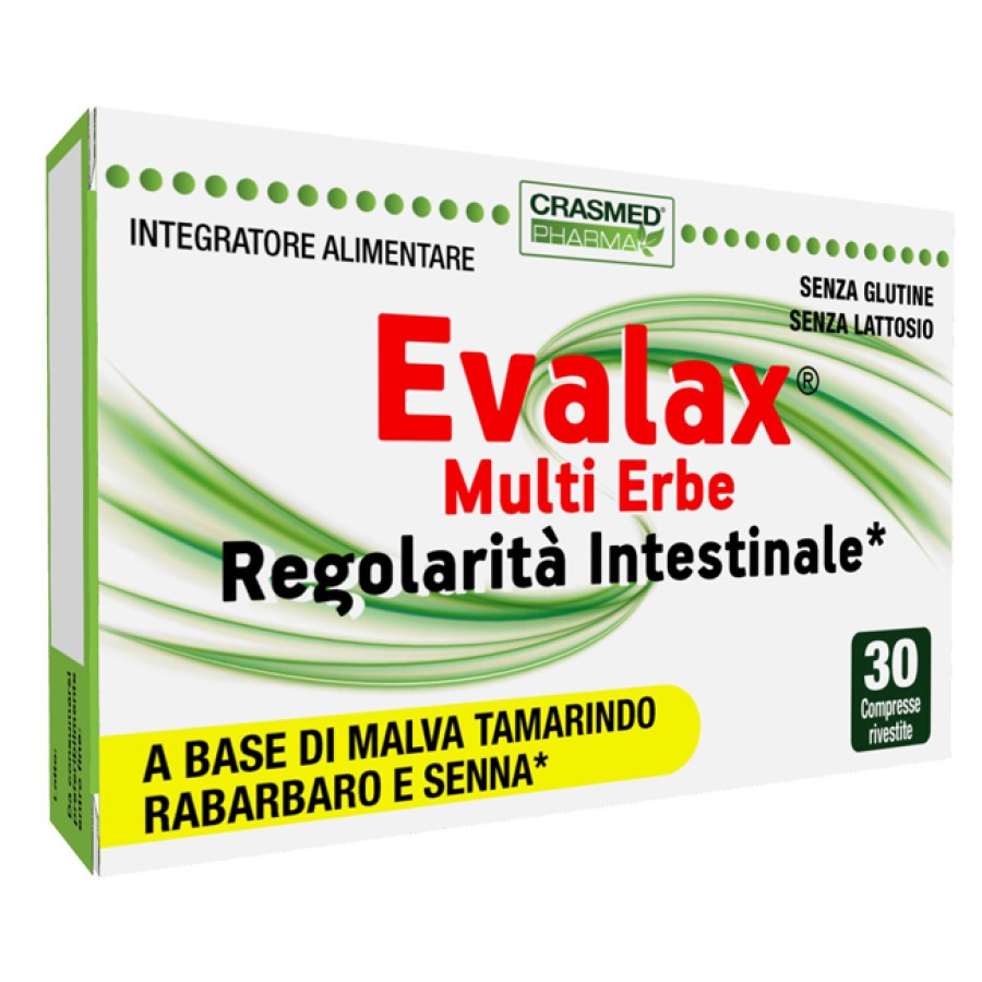 EVALAX MULTI ERBE REGOLARITA' TRANSITO INTESTINALE 30 COMPRESSE