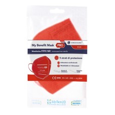 GREENCARE MASK PRO MASCHERINA FFP2 NR ROSSO