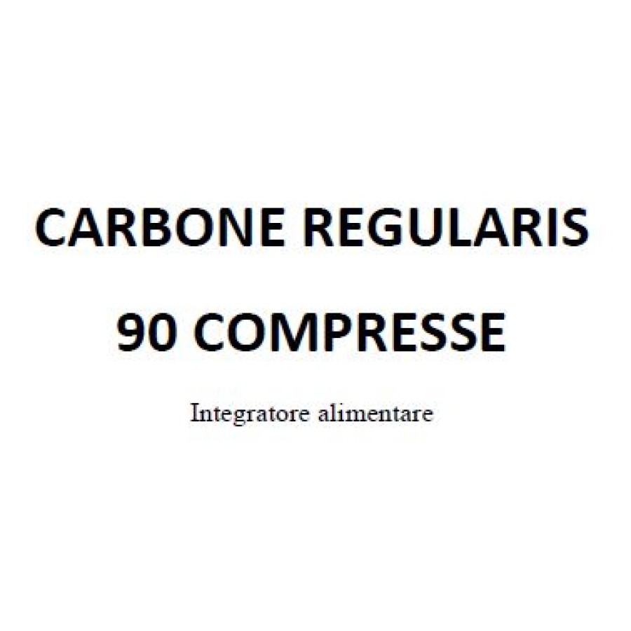 CARBONE REGULARIS 90 COMPRESSE