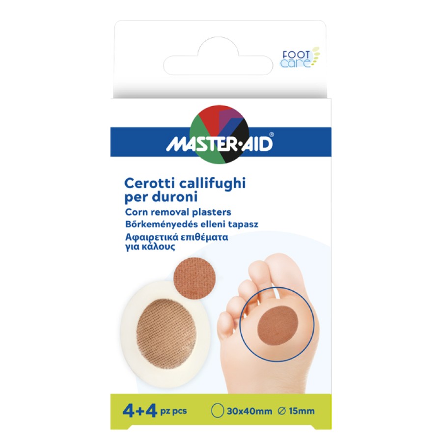 FOOTCARE CALLIFUGHI PER DURONI 4+4 PEZZI