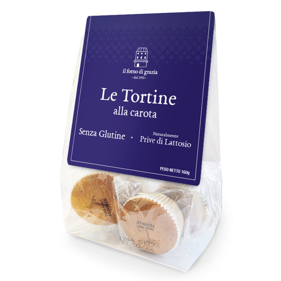 IL FORNO DI GRAZIA TORTINE ALLA CAROTA 160 G