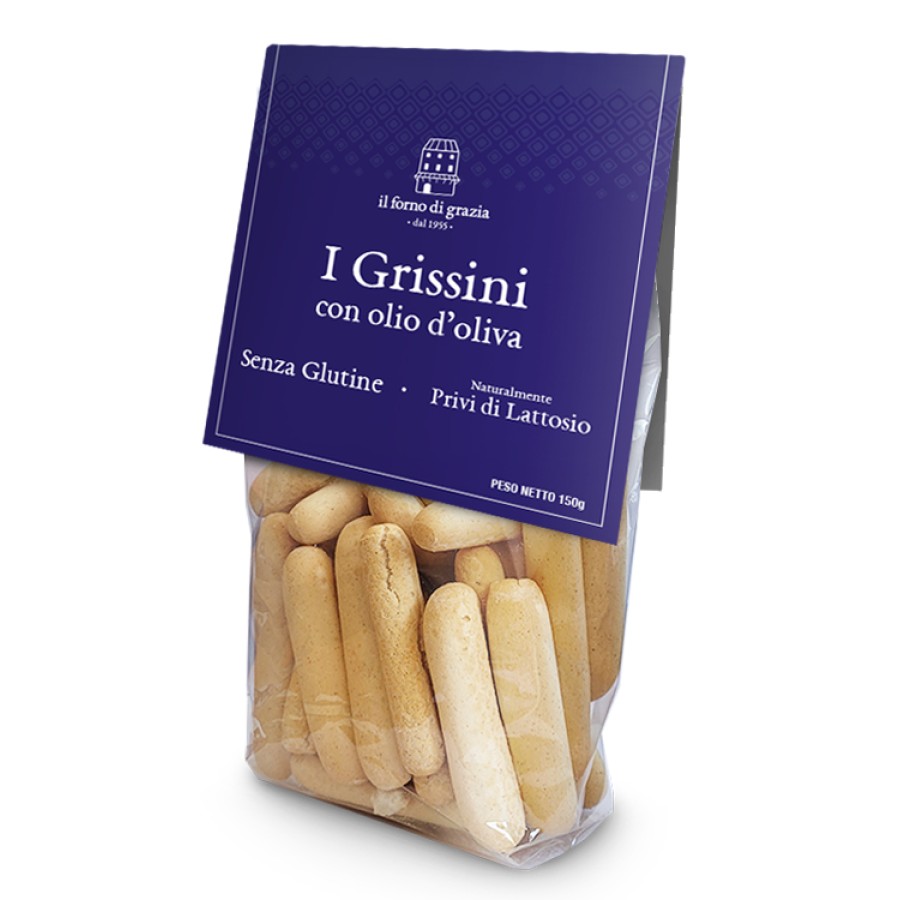 IL FORNO DI GRAZIA GRISSINI CON OLIO D'OLIVA 150 G