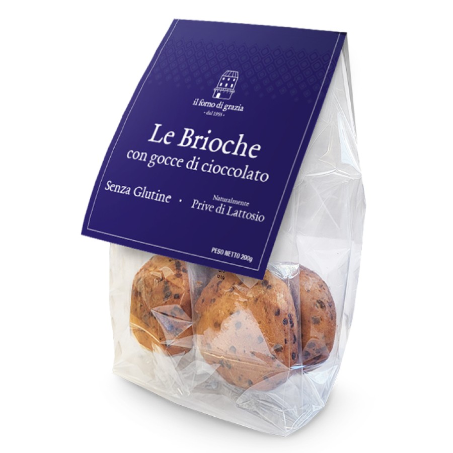 IL FORNO DI GRAZIA BRIOCHE CON GOCCE DI CIOCCOLATO 200 G