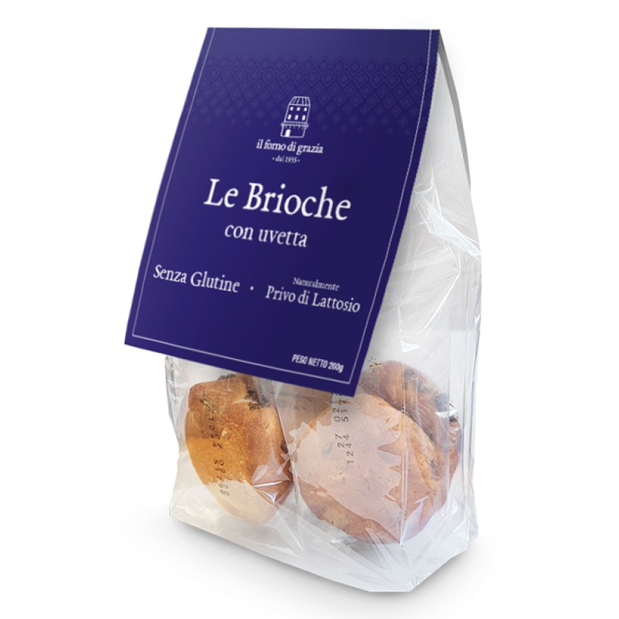 IL FORNO DI GRAZIA BRIOCHE CON UVETTA 200 G