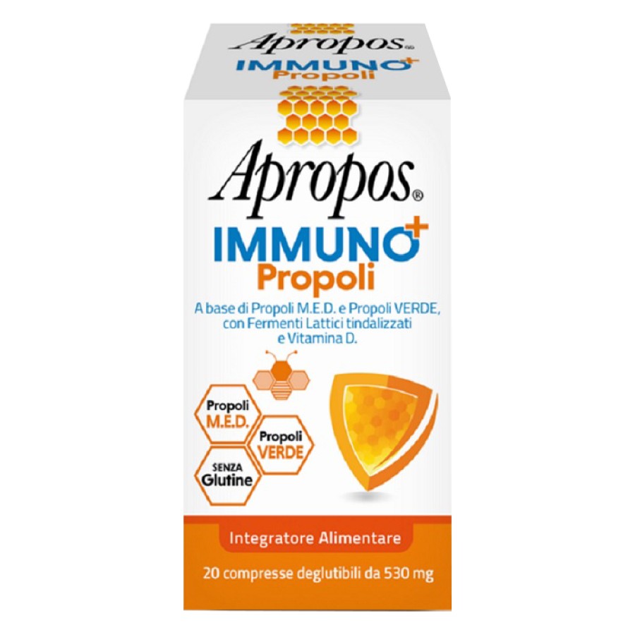 APROPOS IMMUNO+ PROPOLI 20 COMPRESSE DEGLUTIBILI