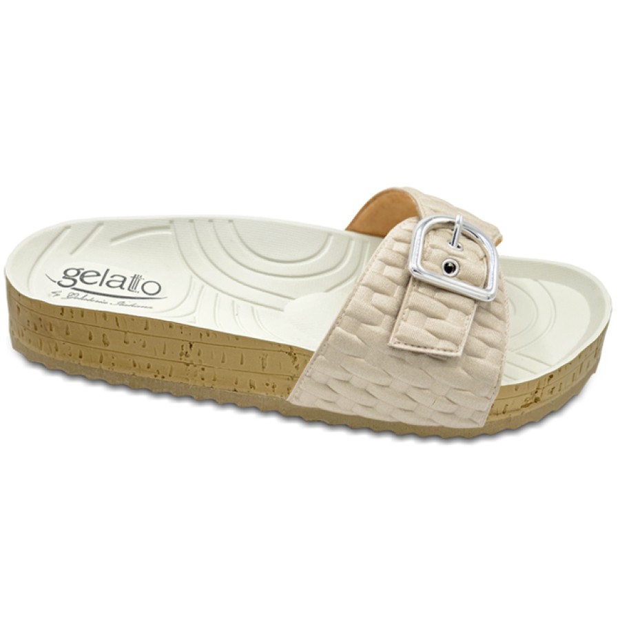 CALZATURA CON PLANTARE INDOSSABILE WOODSTOCK POSITANO SABBIA 39/40