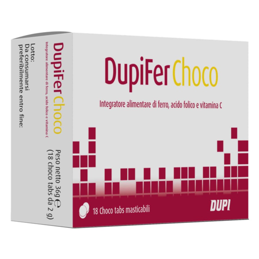 DUPIFER CHOCO 18 CHOCO TABS
