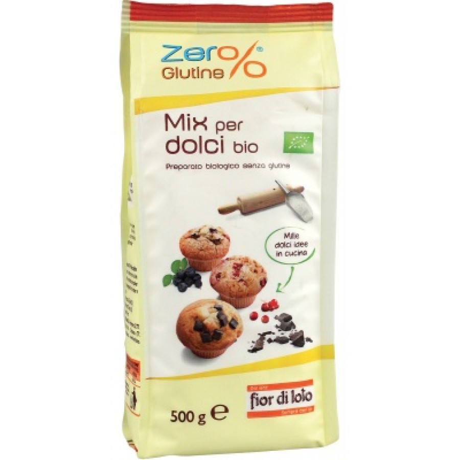 MIX PER DOLCI SENZA GLUTINE BIO 500 G