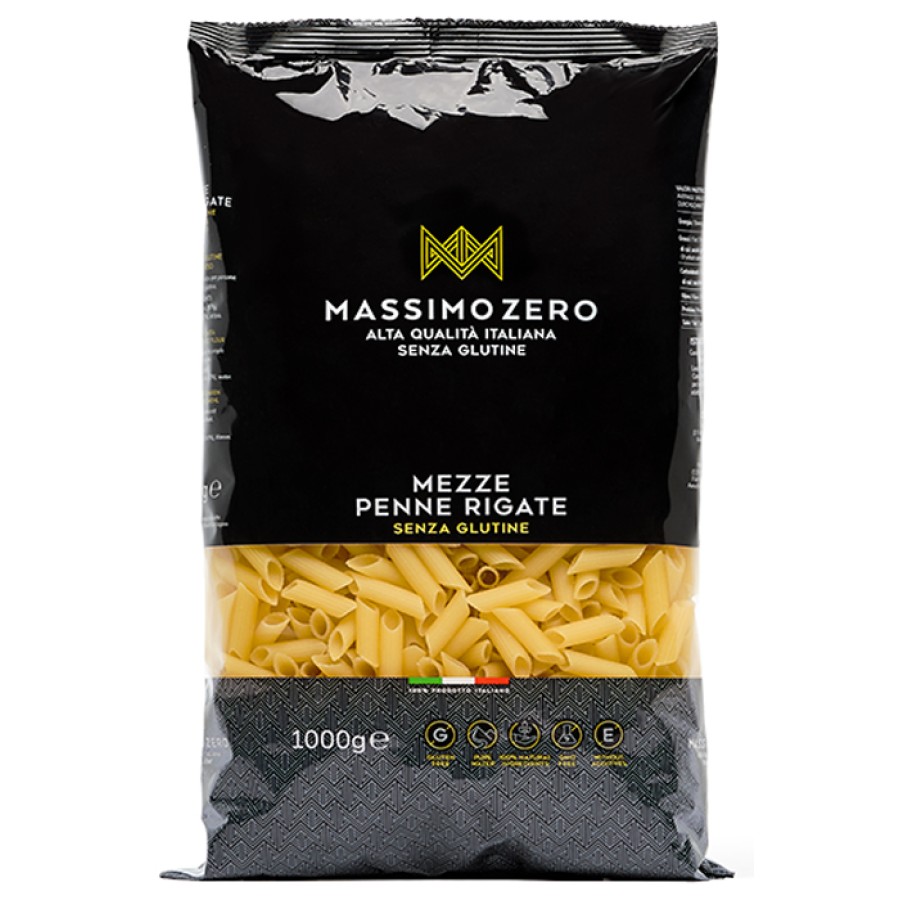 MASSIMO ZERO MEZZE PENNE RIGATE 1 KG
