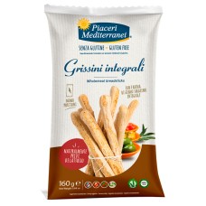 PIACERI MEDITERRANEI GRISSINI INTEGRALI 160 G