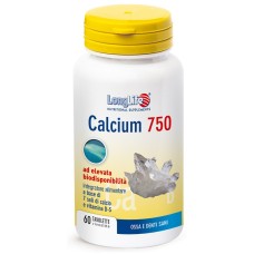LONGLIFE CALCIUM 750 MG 60 TAVOLETTE
