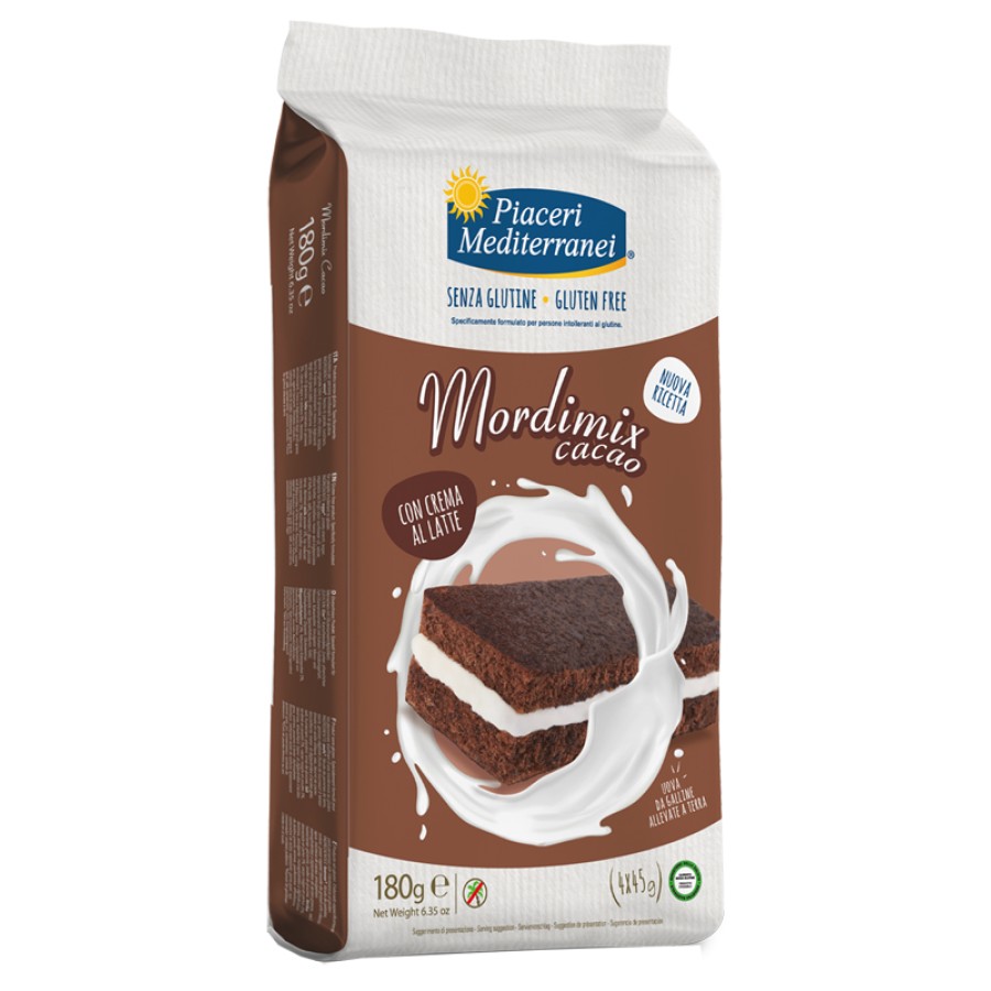 PIACERI MEDITERRANEI MORDIMIX CACAO 4 PEZZI DA 45 G