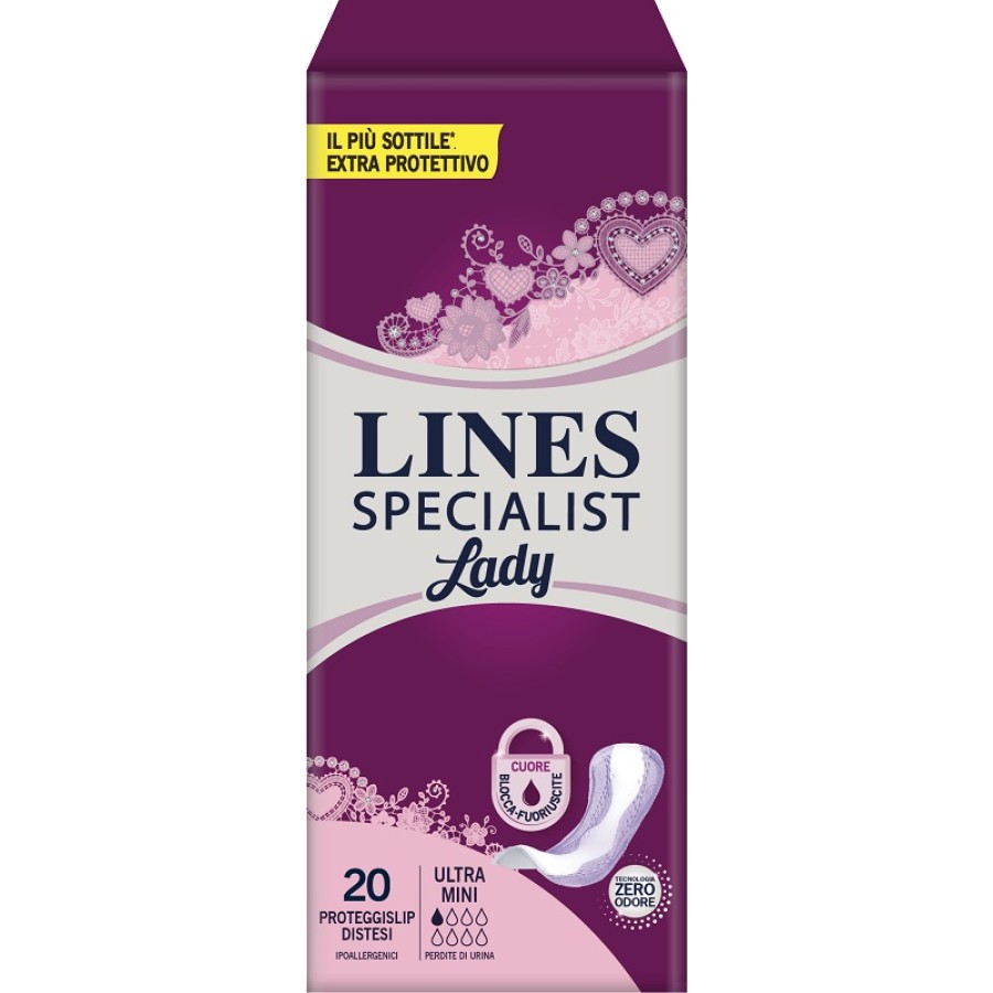 PANNOLONE SAGOMATO LINES SPECIALIST ULTRAMINI 20 PEZZI