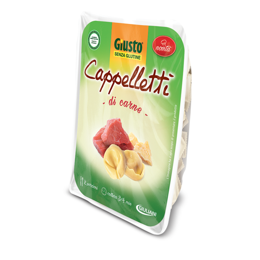 GIUSTO SENZA GLUTINE CAPPELLETTI DI CARNE 250 G