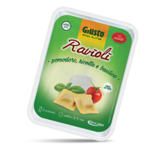 GIUSTO SENZA GLUTINE RAVIOLI POMODORO/RICOTTA/BASILICO 250 G