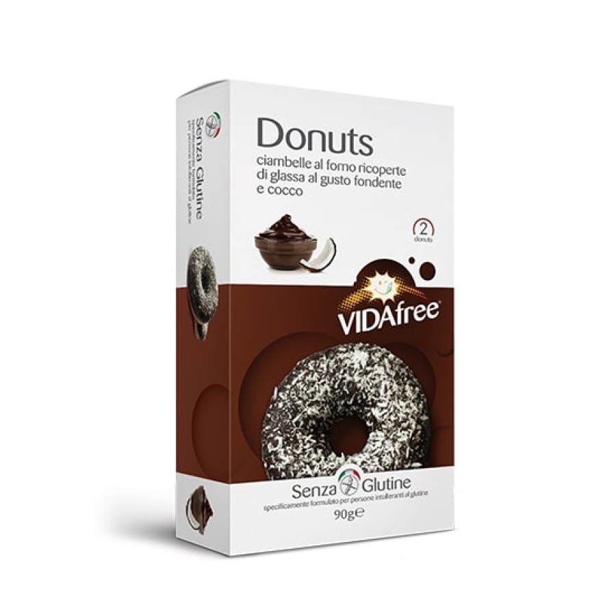 DONUTS GUSTO COCCO CON GLASSA FONDENTE 90 G