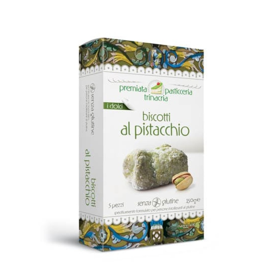 PREMIATA PASTICCERIA TRINACRIA BISCOTTO AL PISTACCHIO 5X10 G