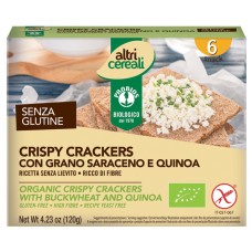 ALTRICEREALI CRISPY GRANO SARACENO SENZA LIEVITO 180 G