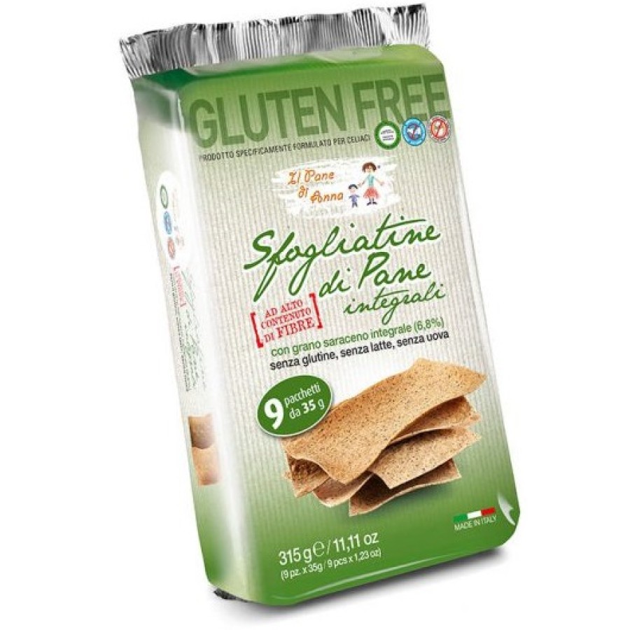 IL PANE DI ANNA SFOGLIATINE PANE INTEGRALE SENZA GLUTINE 315 G