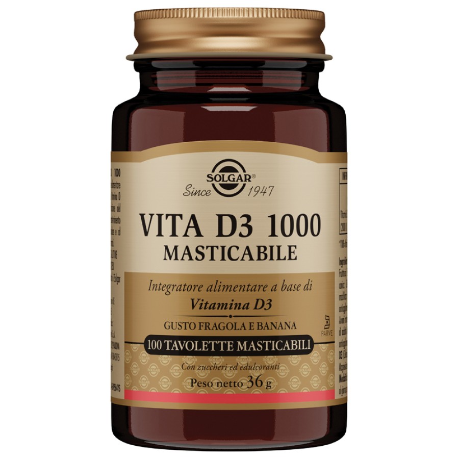 VITA D3 1000 100 TAVOLETTE MASTICABILI