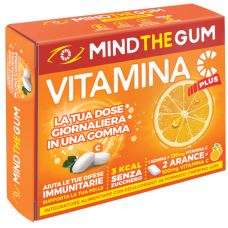 MIND THE GUM VITAMINA C AGRUMI 18 GOMME CONFETTATE