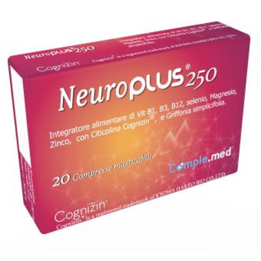 NEUROPLUS 250 20 COMPRESSE MASTICABILI