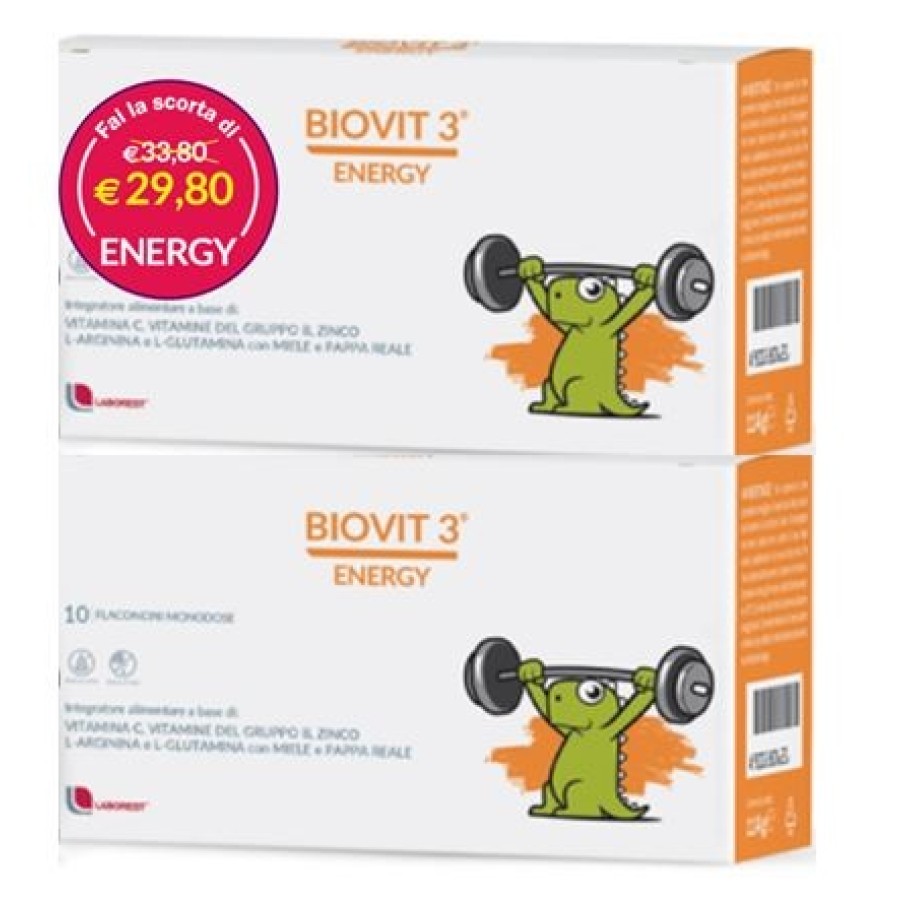BIOVIT 3 ENERGY MULTIPACK 10 FLACONI X 2