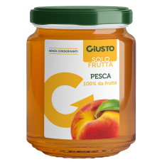 GIUSTO SOLO FRUTTA MARMELLATA PESCA 284 G