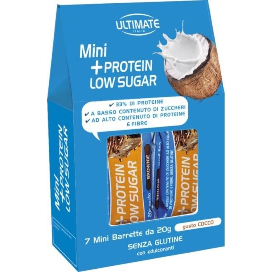 ULTIMATE MINI +PROTEIN LOW SUGAR PROTEIN 7 PEZZI DA 20 G