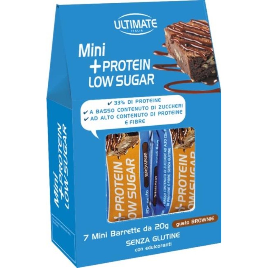 ULTIMATE MINI +PROTEIN LOW SUGAR BROWNIE 7 PEZZI DA 20 G