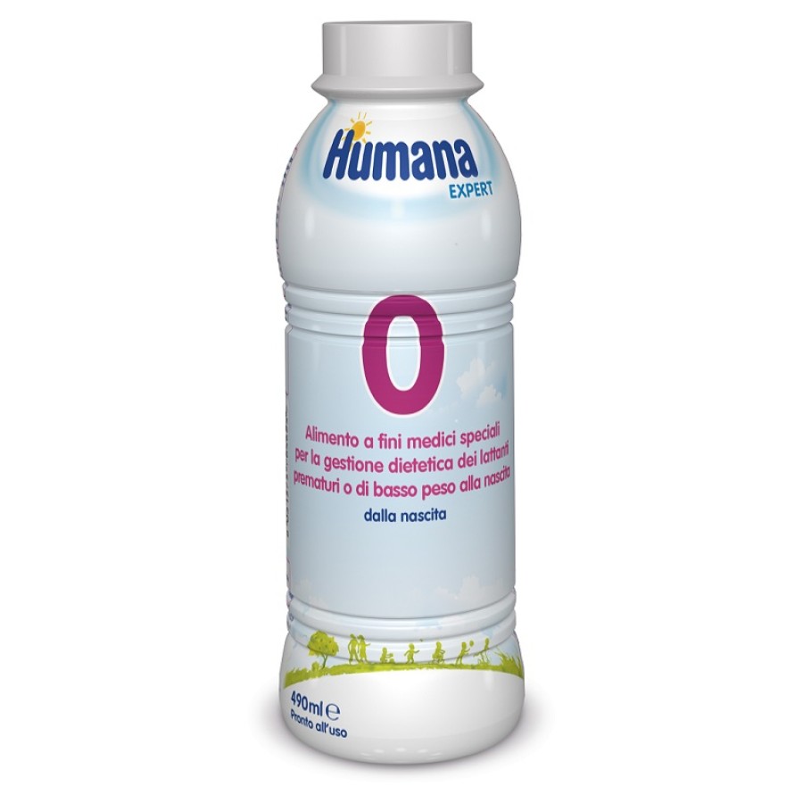 HUMANA 0 EXPERT 490 ML BOTTIGLIA