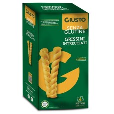 GIUSTO SENZA GLUTINE INTRECCIATI GRISSINI 180 G