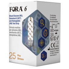 STRISCIA REATTIVA 3 IN 1 FORA 6 CONNECT MULTIFUNZIONALE BG/HCT/HB BOX DA 25 PEZZI