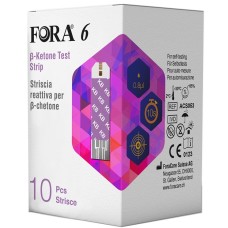 STRISCE MISURAZIONE CHETONEMIA FORA 6 BOX 10 PEZZI