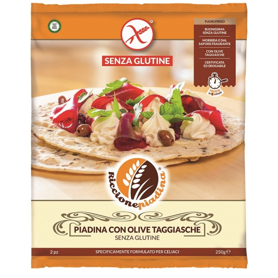 RICCIONE PIADINA CON OLIVE TAGGIASCHE 250 G