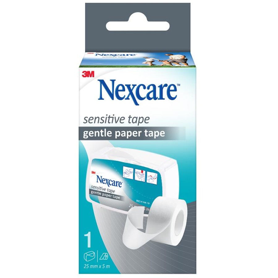 CEROTTO SU ROCCHETTO NEXCARE SENSITIVE TAPE 2,5X500CM NO DISPENSER
