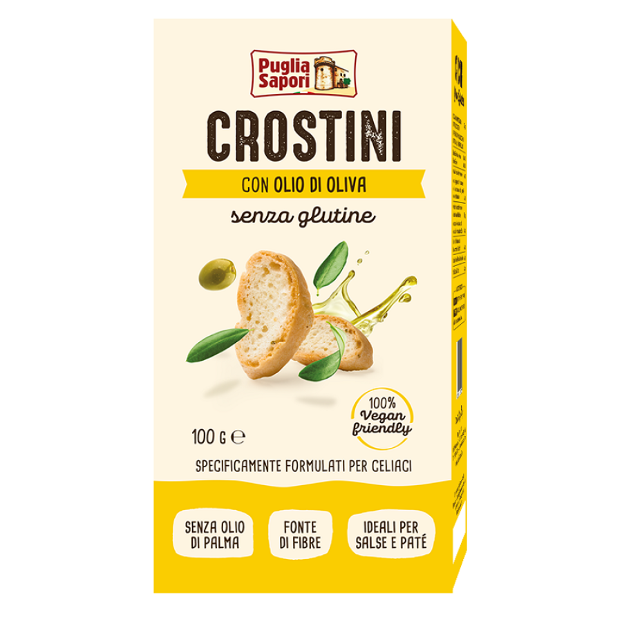 PUGLIA SAPORI CROSTINI OLIO OLIVA 100 G