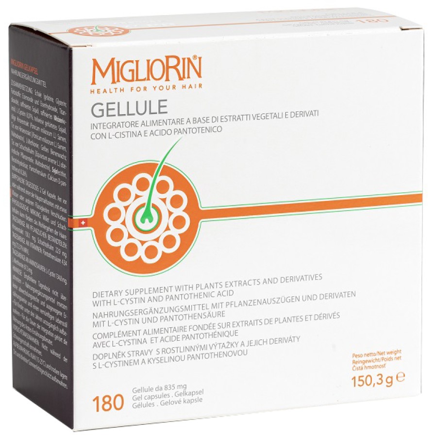 MIGLIORIN 180 GELLULE NUOVA FORMULA