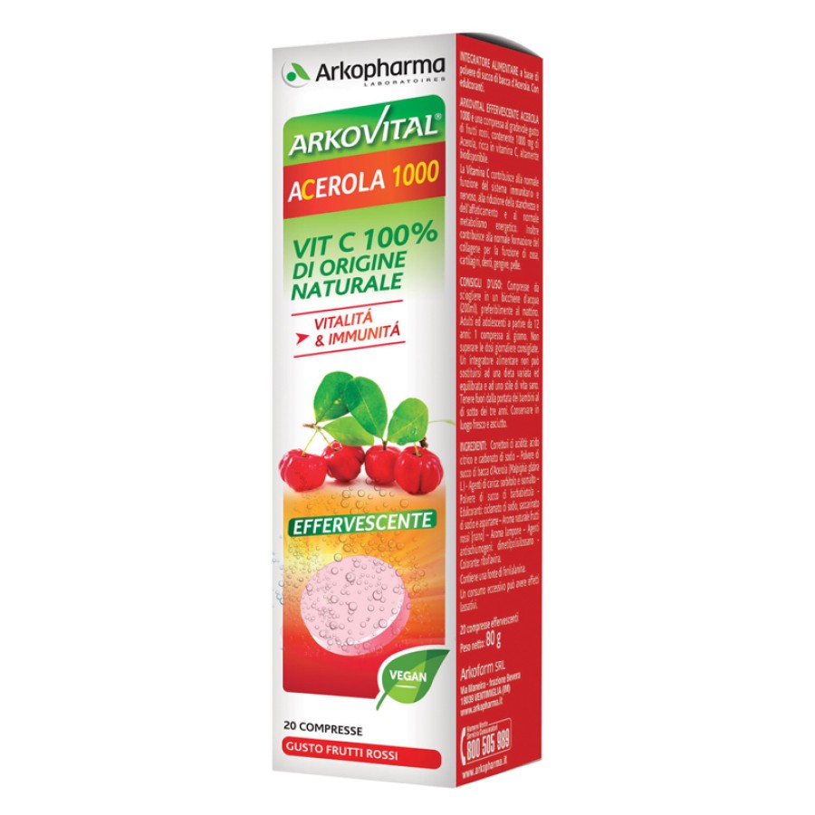 ARKOVITAL ACEROLA 1000 EFFERVESCENTE 20 COMPRESSE PROMO