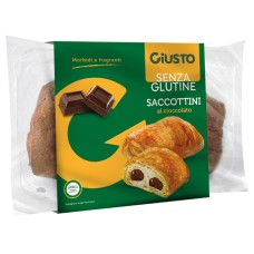 GIUSTO SENZA GLUTINE SACCOTTINI CIOCCOLATO 4 PEZZI DA 80 G