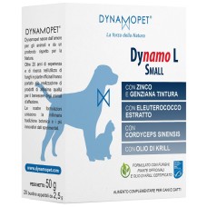 DYNAMO L SMALL 20 BUSTINE APPETIBILI DA 2,5 G
