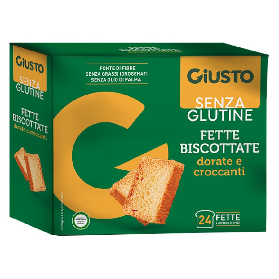 GIUSTO SENZA GLUTINE FETTE BISCOTTATE 150 G