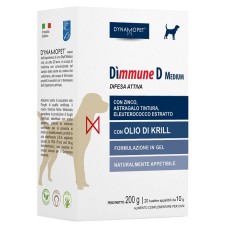 DIMMUNE D MEDIUM CANI 20 BUSTINE APPETIBILI DA 10 G