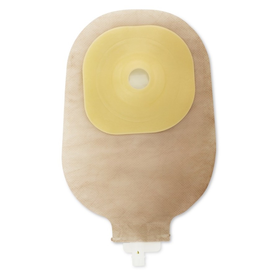 SACCA UROSTOMIA CONVESSA BARRIERA PROTETTIVA AUTOPORTANTE TRASPARENTE 30MM MIDI 350ML TNT IDROREPELLENTE 10 PEZZI+1 ADATTATORE+10 TAPPINI ESTERNI DI SICUREZZA
