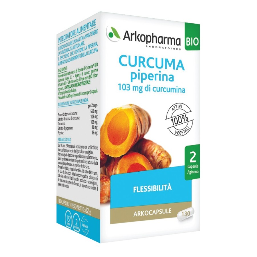 ARKOCPS CURCUMA + PIPERINA 130 CAPSULE