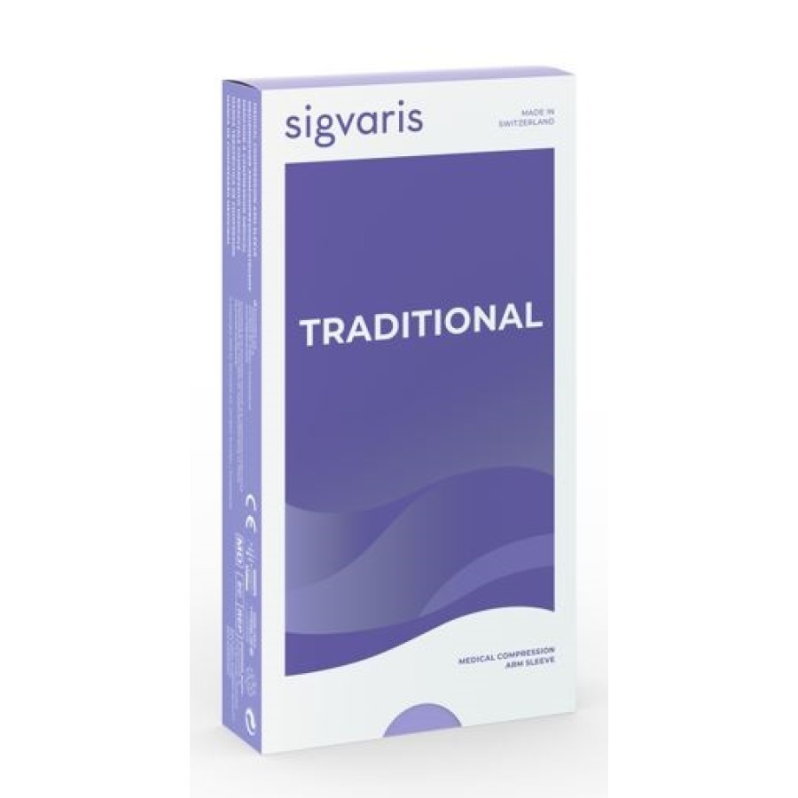 SIGVARIS TRADITIONAL 503 BRACCIALE CON GUANTO LUNGO BEIGE S