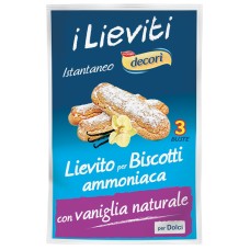 IPAFOOD LIEVITO PER BISCOTTI AMMONIACA SENZA GLUTINE 3 X 8 G