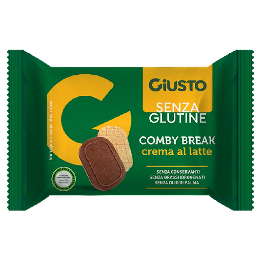 GIUSTO SENZA GLUTINE COMBY BREAK CREMA LATTE 26 G