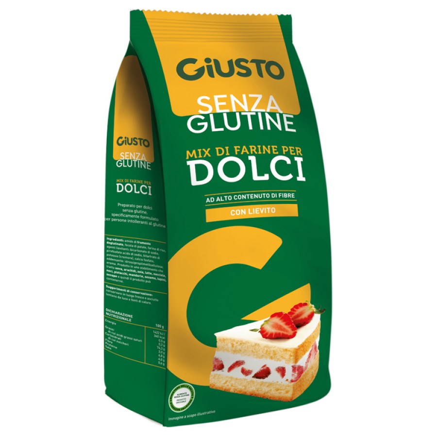 GIUSTO SENZA GLUTINE MIX DOLCI 500 G